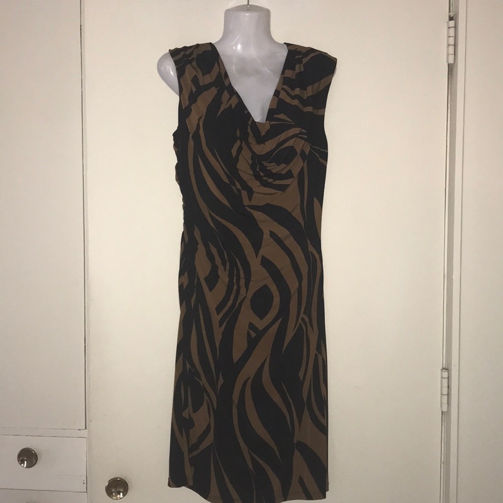 Ronni Nicole Animal Print Dress